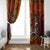 Father's Day Tonga Window Curtain Special Dad Polynesia Paradise