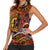 Father's Day Tonga Women Sleeveless Polo Shirt Special Dad Polynesia Paradise