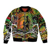 Father's Day Vanuatu Bomber Jacket Special Dad Polynesia Paradise DT02 Unisex Art - Polynesian Pride