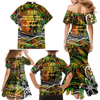 Father's Day Vanuatu Family Matching Mermaid Dress and Hawaiian Shirt Special Dad Polynesia Paradise DT02 - Polynesian Pride