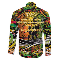 Father's Day Vanuatu Family Matching Off Shoulder Short Dress and Hawaiian Shirt Special Dad Polynesia Paradise DT02 - Polynesian Pride