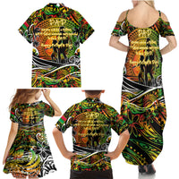 Father's Day Vanuatu Family Matching Summer Maxi Dress and Hawaiian Shirt Special Dad Polynesia Paradise DT02 - Polynesian Pride