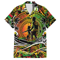Father's Day Vanuatu Family Matching Summer Maxi Dress and Hawaiian Shirt Special Dad Polynesia Paradise DT02 Dad's Shirt - Short Sleeve Art - Polynesian Pride