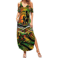 Father's Day Vanuatu Summer Maxi Dress Special Dad Polynesia Paradise DT02 Women Art - Polynesian Pride