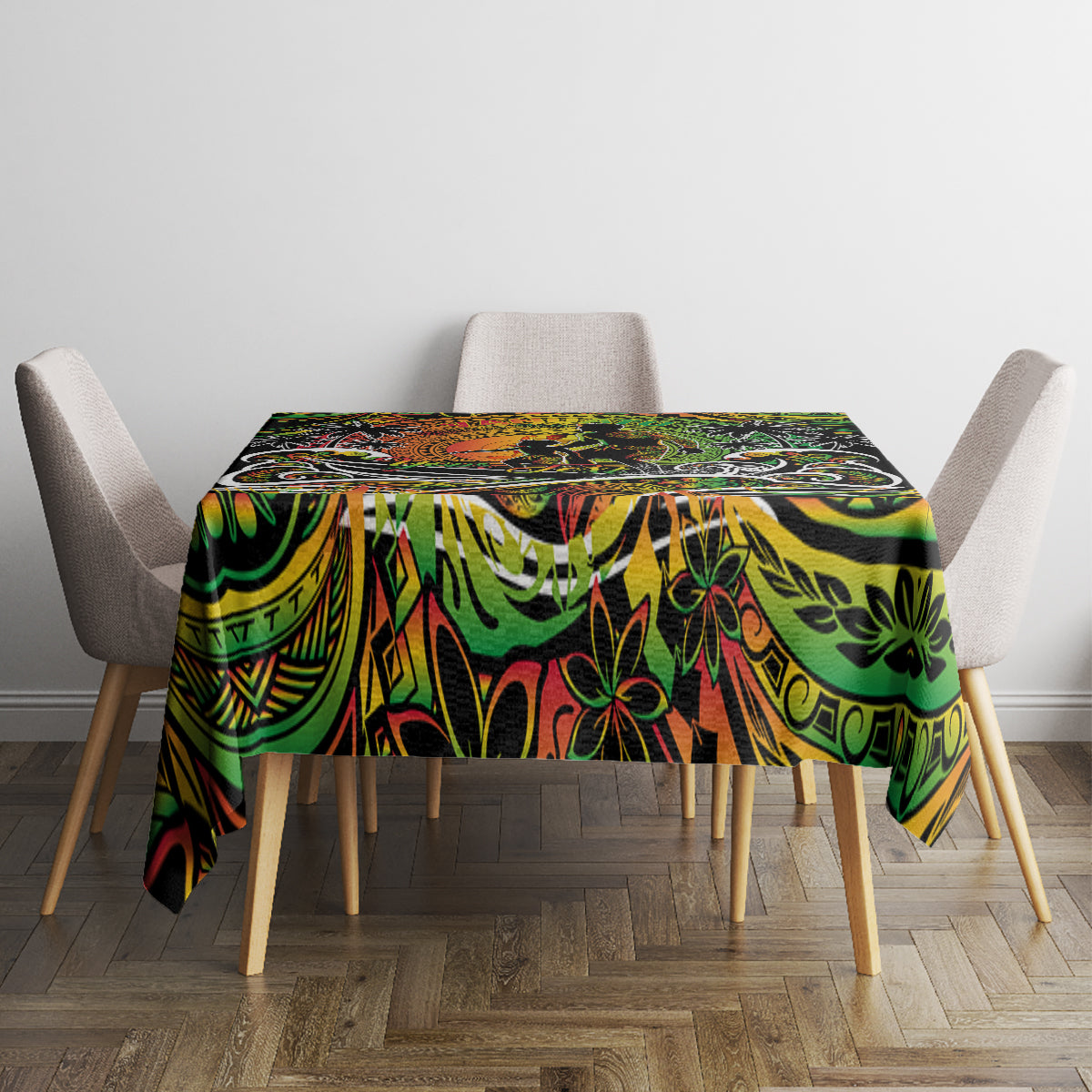Father's Day Vanuatu Tablecloth Special Dad Polynesia Paradise