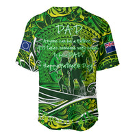 Father's Day Cook Islands Baseball Jersey Special Dad Polynesia Paradise DT02 - Polynesian Pride