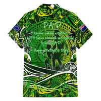 Father's Day Cook Islands Family Matching Off Shoulder Maxi Dress and Hawaiian Shirt Special Dad Polynesia Paradise DT02 - Polynesian Pride
