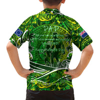 Father's Day Cook Islands Family Matching Puletasi and Hawaiian Shirt Special Dad Polynesia Paradise DT02 - Polynesian Pride