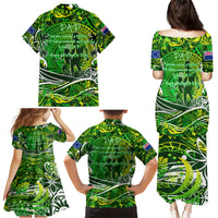 Father's Day Cook Islands Family Matching Puletasi and Hawaiian Shirt Special Dad Polynesia Paradise DT02 - Polynesian Pride