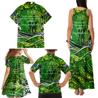 Father's Day Cook Islands Family Matching Tank Maxi Dress and Hawaiian Shirt Special Dad Polynesia Paradise DT02 - Polynesian Pride