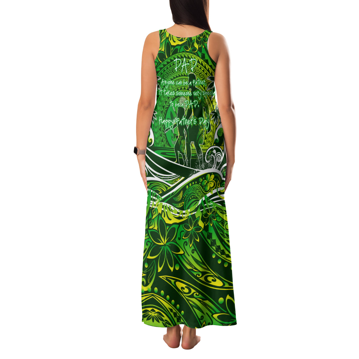 Father's Day Cook Islands Family Matching Tank Maxi Dress and Hawaiian Shirt Special Dad Polynesia Paradise DT02 - Polynesian Pride