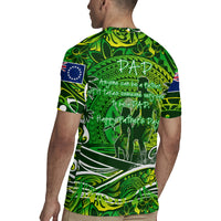 Father's Day Cook Islands Rugby Jersey Special Dad Polynesia Paradise