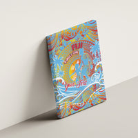 Father's Day Fiji Canvas Wall Art Special Dad Polynesia Paradise