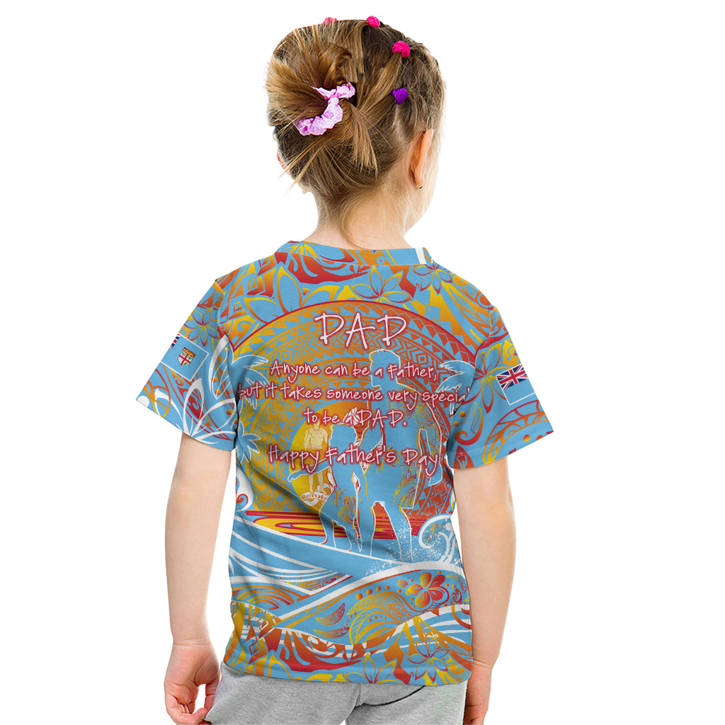 Father's Day Fiji Kid T Shirt Special Dad Polynesia Paradise