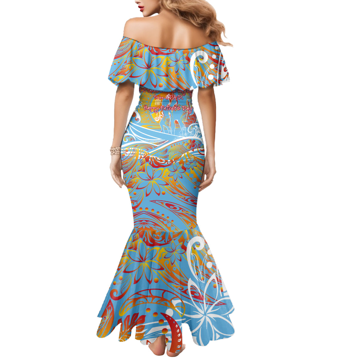 Father's Day Fiji Mermaid Dress Special Dad Polynesia Paradise