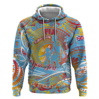 Father's Day Fiji Zip Hoodie Special Dad Polynesia Paradise