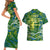 Father's Day Solomon Islands Couples Matching Short Sleeve Bodycon Dress and Hawaiian Shirt Special Dad Polynesia Paradise