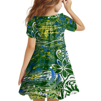 Father's Day Solomon Islands Family Matching Summer Maxi Dress and Hawaiian Shirt Special Dad Polynesia Paradise DT02 - Polynesian Pride