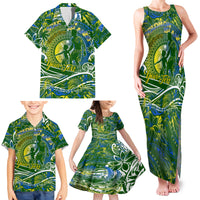 Father's Day Solomon Islands Family Matching Tank Maxi Dress and Hawaiian Shirt Special Dad Polynesia Paradise DT02 - Polynesian Pride