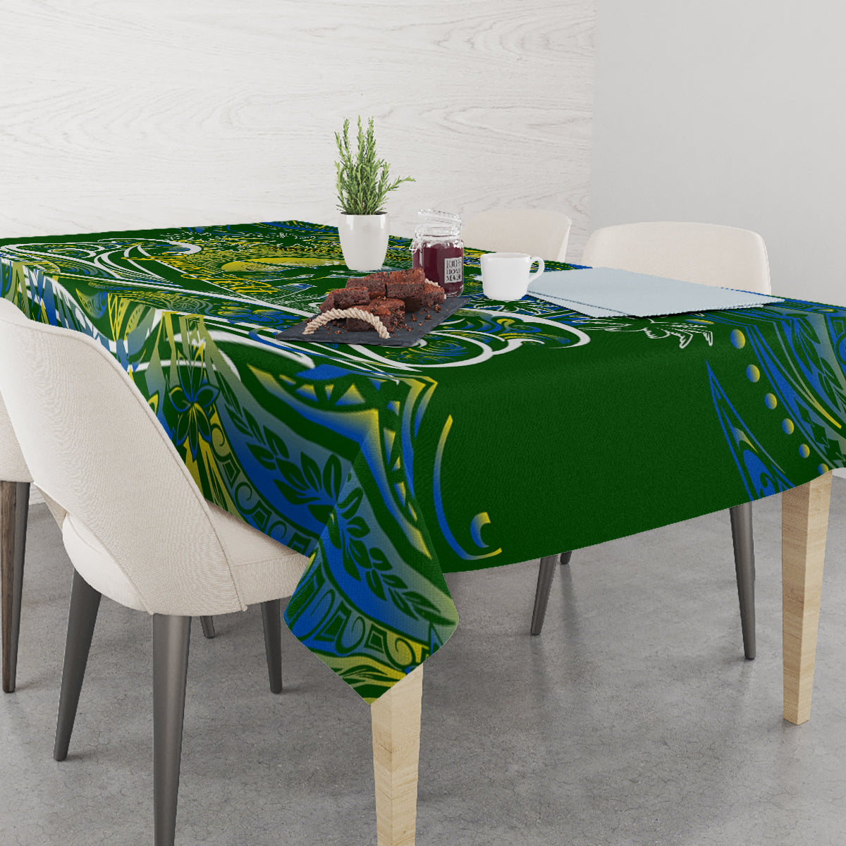 Father's Day Solomon Islands Tablecloth Special Dad Polynesia Paradise DT02 - Polynesian Pride