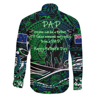 Father's Day New Zealand Family Matching Off Shoulder Maxi Dress and Hawaiian Shirt Special Dad Polynesia Paradise DT02 - Polynesian Pride