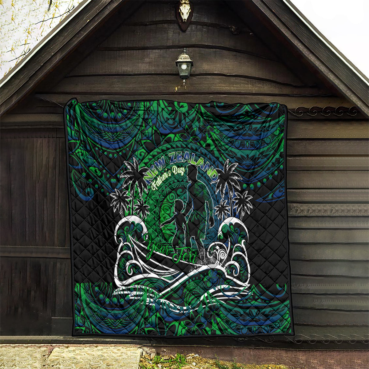 Father's Day New Zealand Quilt Special Dad Polynesia Paradise DT02 - Polynesian Pride