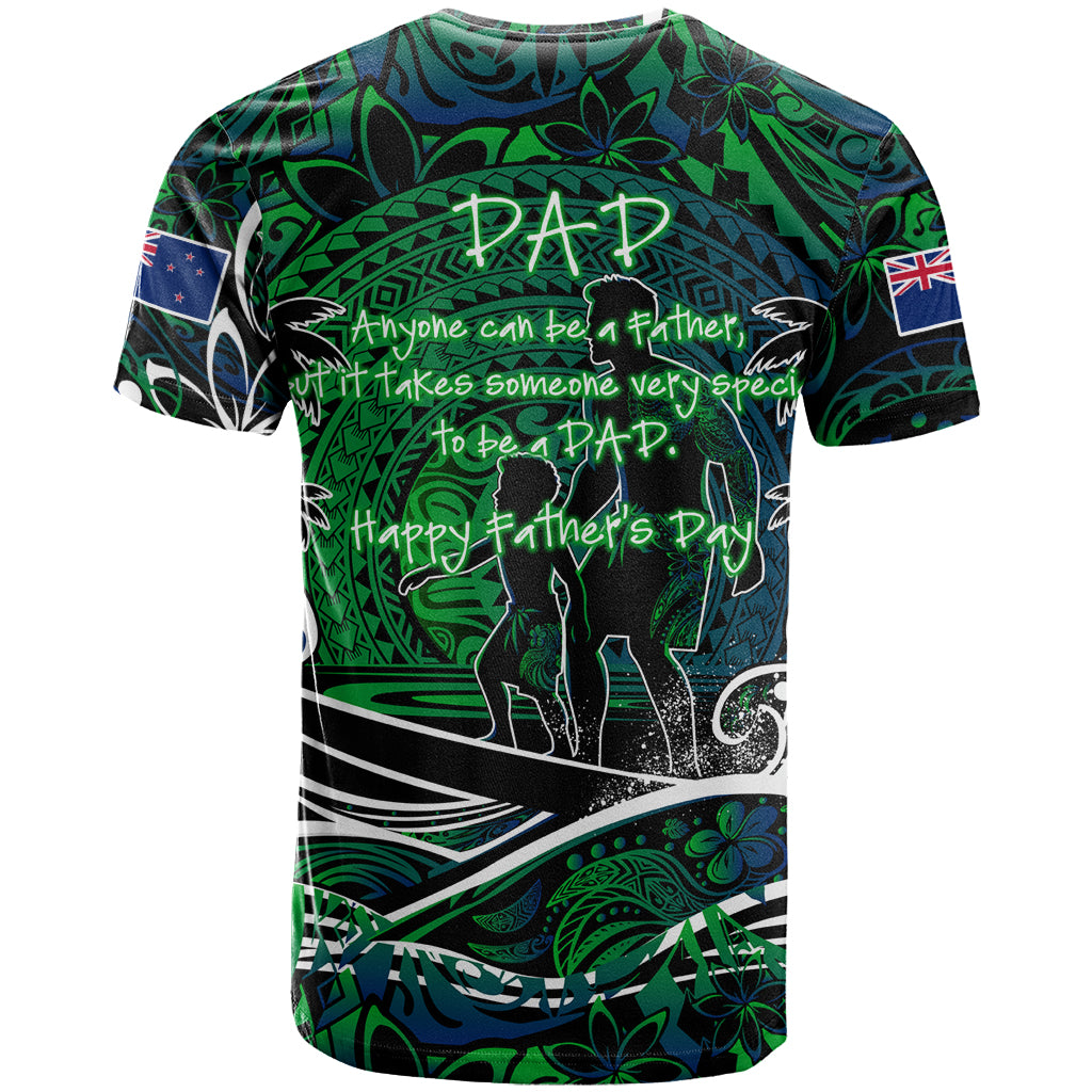 Father's Day New Zealand T Shirt Special Dad Polynesia Paradise DT02 - Polynesian Pride