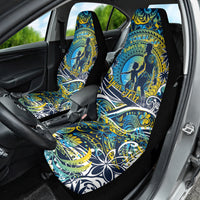 Father's Day Tokelau Car Seat Cover Special Dad Polynesia Paradise