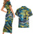 Father's Day Tokelau Couples Matching Short Sleeve Bodycon Dress and Hawaiian Shirt Special Dad Polynesia Paradise