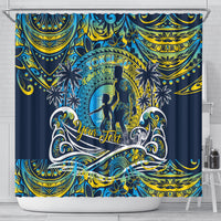 Father's Day Tokelau Shower Curtain Special Dad Polynesia Paradise DT02 - Polynesian Pride