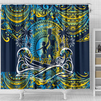 Father's Day Tokelau Shower Curtain Special Dad Polynesia Paradise DT02 - Polynesian Pride