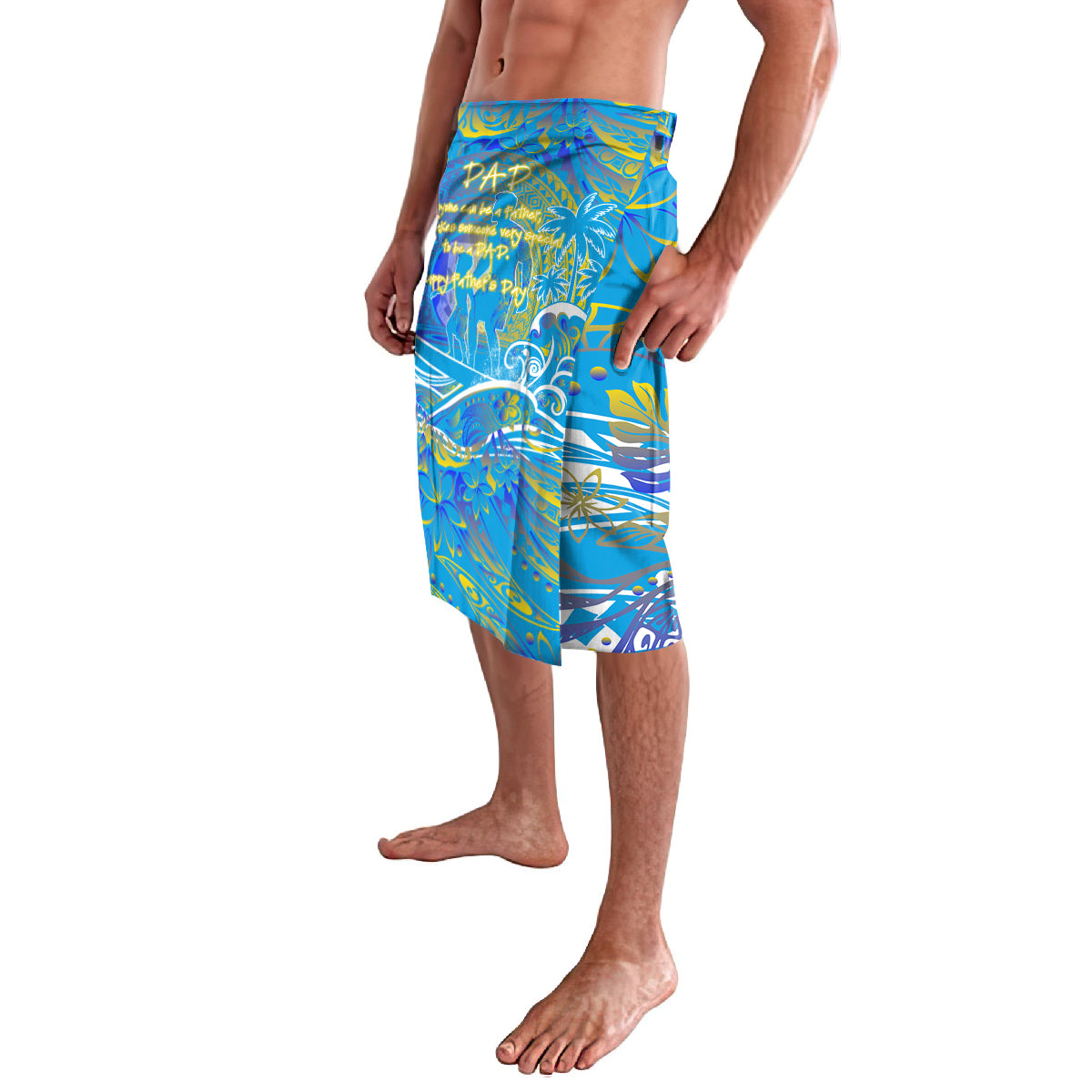 Father's Day Tuvalu Lavalava Special Dad Polynesia Paradise