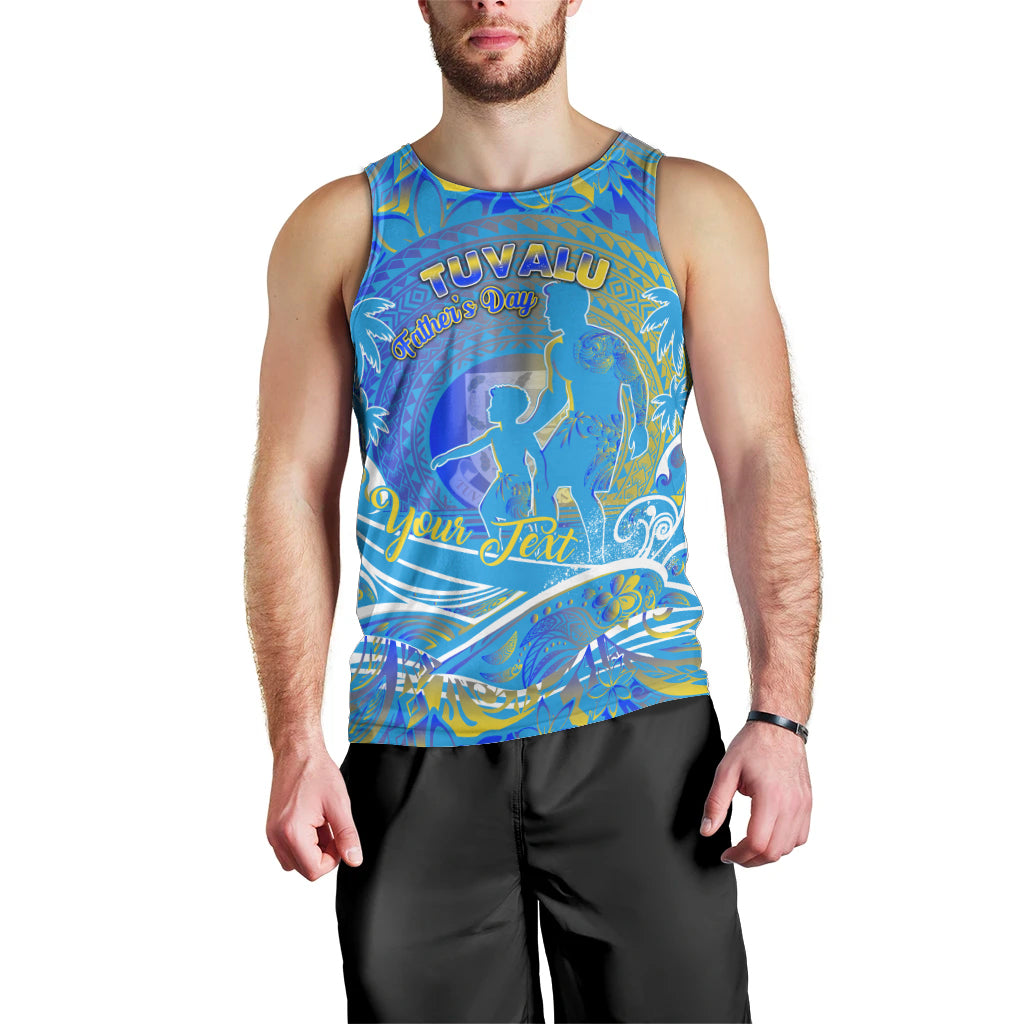 Father's Day Tuvalu Men Tank Top Special Dad Polynesia Paradise