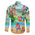 Guam Christmas Family Matching Summer Maxi Dress and Hawaiian Shirt Santa Claus Beach and Wave DT02 - Polynesian Pride