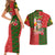 Hawaii Christmas Couples Matching Short Sleeve Bodycon Dress and Hawaiian Shirt Mele Kalikimaka Kanaka Maoli DT02 - Polynesian Pride