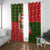 Hawaii Christmas Window Curtain Mele Kalikimaka Kanaka Maoli DT02 With Grommets Art - Polynesian Pride