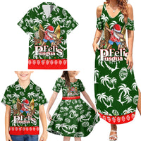 Guam Christmas Family Matching Summer Maxi Dress and Hawaiian Shirt Felis Pusgua Tropical Xmas Patterns DT02 - Polynesian Pride