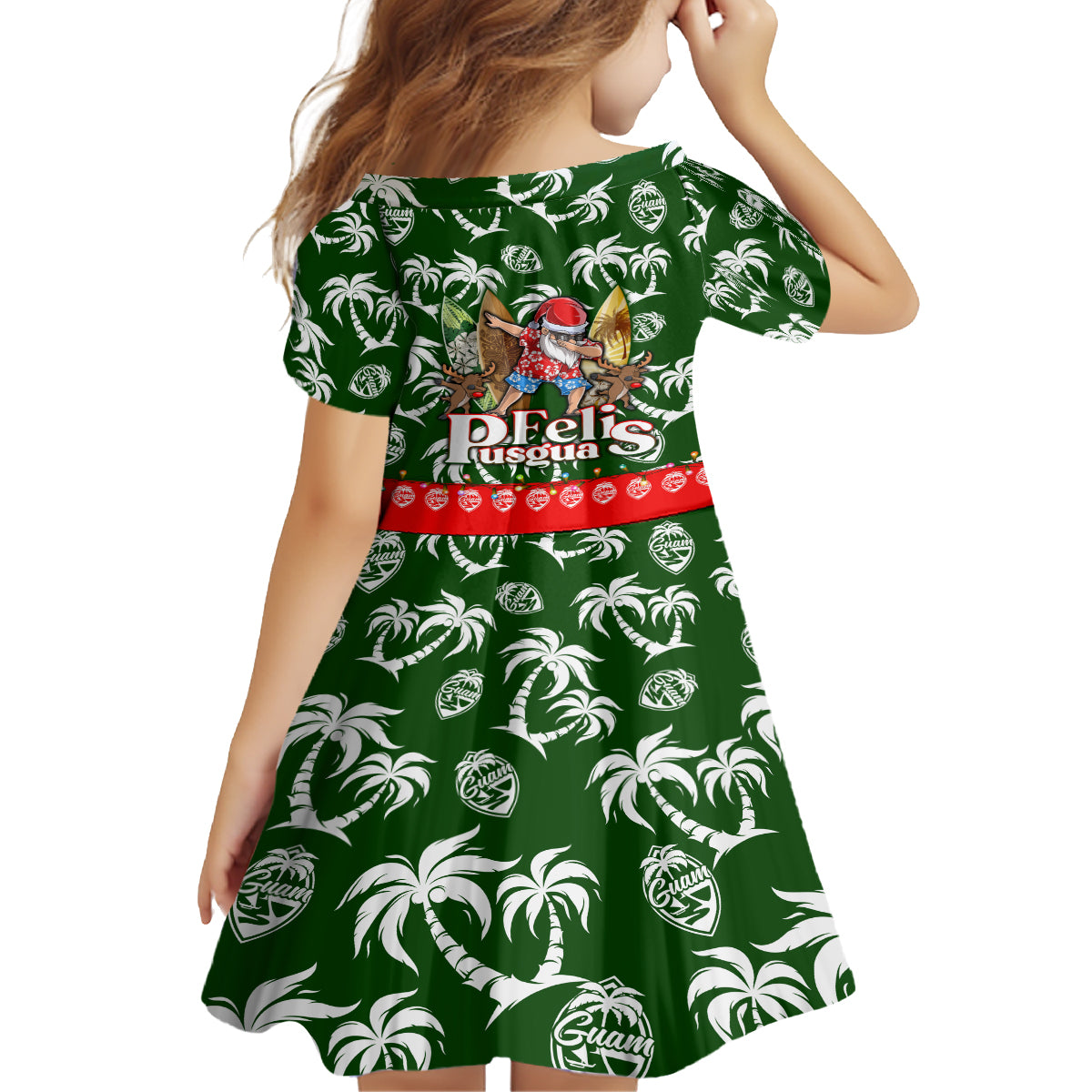 Guam Christmas Family Matching Tank Maxi Dress and Hawaiian Shirt Felis Pusgua Tropical Xmas Patterns DT02 - Polynesian Pride