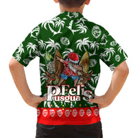 Guam Christmas Kid Hawaiian Shirt Felis Pusgua Tropical Xmas Patterns DT02 - Polynesian Pride
