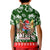 Guam Christmas Kid Polo Shirt Felis Pusgua Tropical Xmas Patterns DT02 - Polynesian Pride