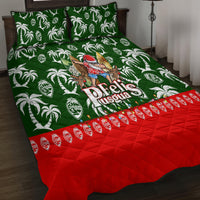 Guam Christmas Quilt Bed Set Felis Pusgua Tropical Xmas Patterns DT02 - Polynesian Pride