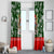 Guam Christmas Window Curtain Felis Pusgua Tropical Xmas Patterns DT02 - Polynesian Pride