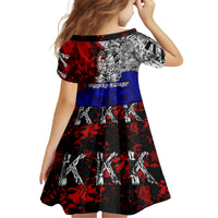 Philippines Bonifacio Day Family Matching Off Shoulder Short Dress and Hawaiian Shirt DT02 - Polynesian Pride