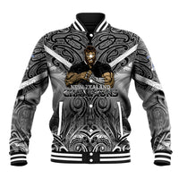 New Zealand Baseball Jacket Rugby Aotearoa Champions DT02 Unisex Black - Polynesian Pride
