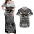 New Zealand Couples Matching Off Shoulder Maxi Dress and Hawaiian Shirt Rugby Aotearoa Champions DT02 Black - Polynesian Pride