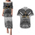 New Zealand Couples Matching Puletasi Dress and Hawaiian Shirt Rugby Aotearoa Champions DT02 Black - Polynesian Pride