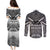 New Zealand Couples Matching Puletasi Dress and Long Sleeve Button Shirt Rugby Aotearoa Champions DT02 - Polynesian Pride