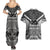 New Zealand Couples Matching Summer Maxi Dress and Hawaiian Shirt Rugby Aotearoa Champions DT02 - Polynesian Pride