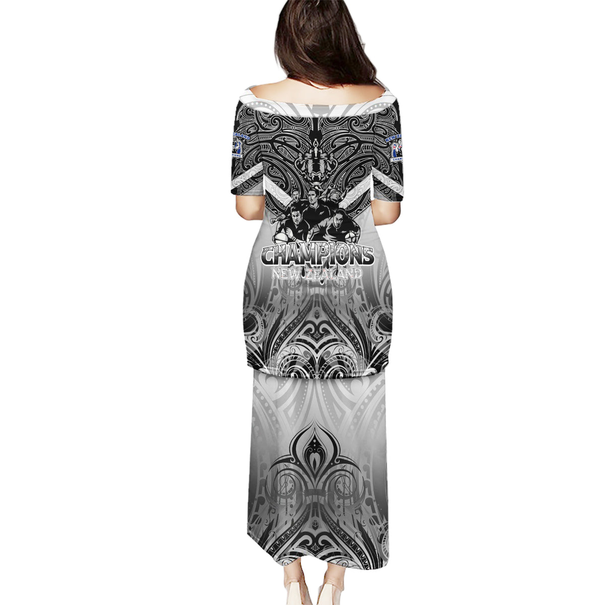 New Zealand Puletasi Rugby Aotearoa Champions DT02 - Polynesian Pride