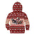 Dog Sled Christmas Kid Hoodie Husky Sleigh Ride Design - Polynesian Pride